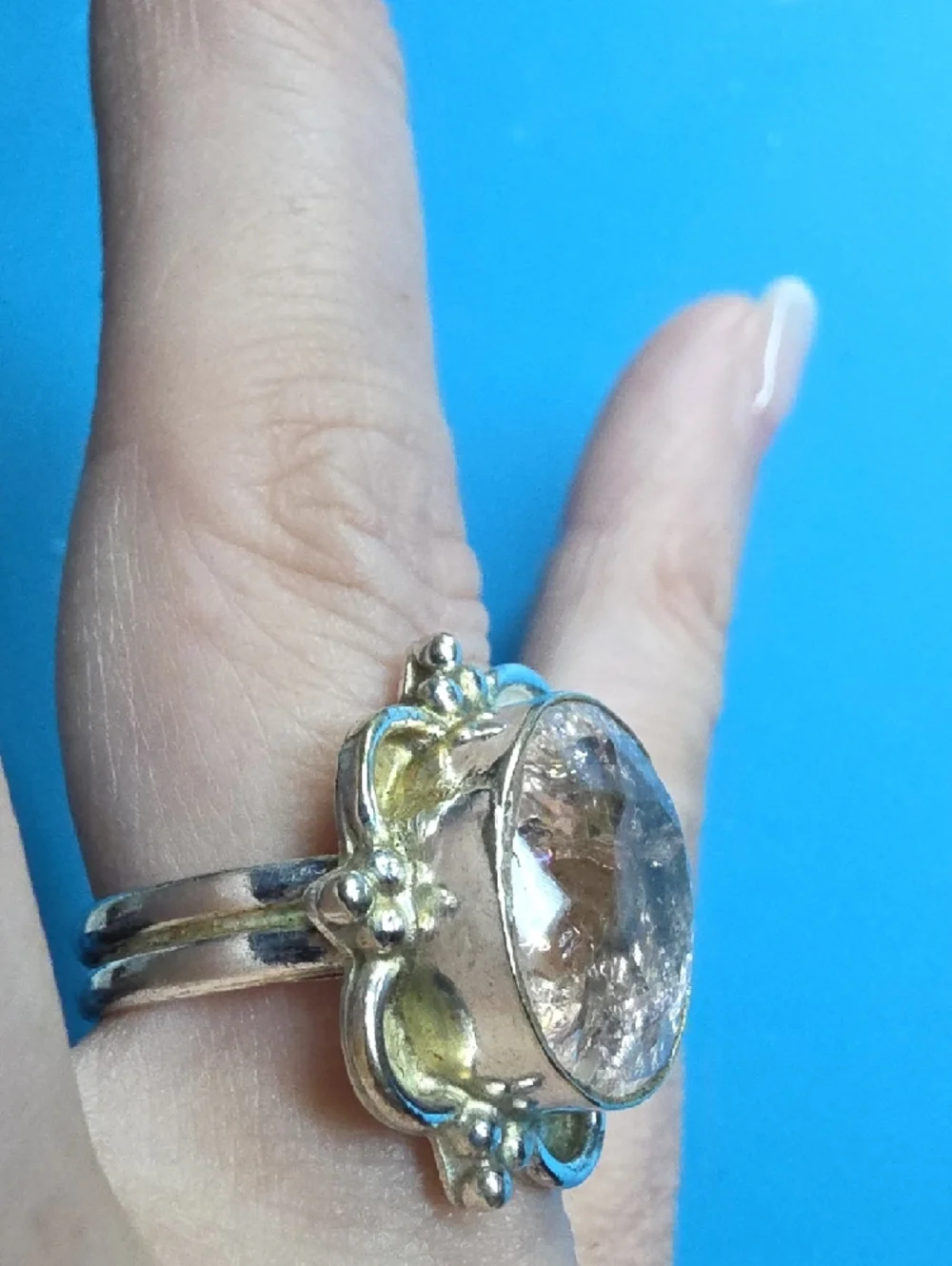 Beautiful elegantWomans Vintage Stearling Silver925 - Picture 4 of 9